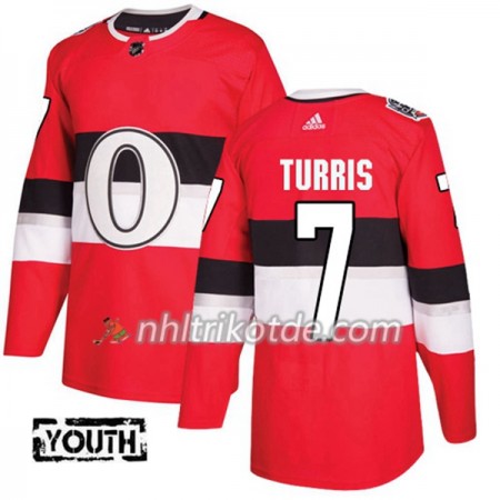 Ottawa Senators Trikot Kyle Turris 7 Adidas 2017-2018 Rot Authentic - Kinder